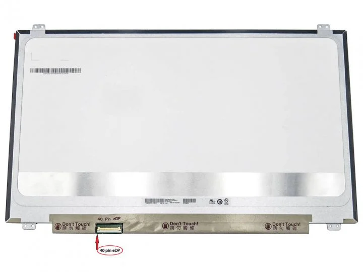 17.3" FHD 1920x1080 40pin(eDP)_ Крепления сверху и снизу  120Hz - изображение 2